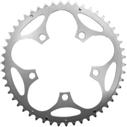 Stronglight 5 karos 50T 110 mm külső lánctányér országúti kerékpárhoz, duralumínium, ezüst (SHIMANO 8-9 sebesség típus) STRONGLIGHT Bicikli alkatrészek Kerékpár alkatrészek Kerékpár lánctányérok