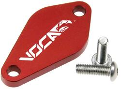 Voca Racing VOCA STYLE olajpumpa zárófedél Minarelli 50 AM6, Derbi 50 Senda, GPR, piros Voca Racing Motor alkatrészek Olajfilterek, olajpumpák