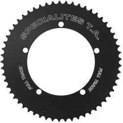 Specialites Ta FULL TRACK 62DTS 5BRA D. 144 lánctányér fekete alumínium 7075, 3, 17 mm (1"1-8) lánchoz SPECIALITES TA Bicikli alkatrészek Kerékpár alkatrészek Kerékpár lánctányérok