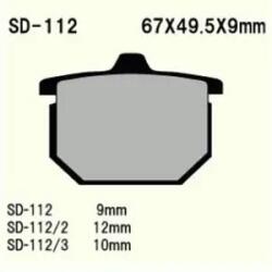 Wesrah VD-112/2 fékbetétek Wesrah Futómű és fék alkatrészek Fékbetétek (tárcsafék)