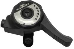 SUNRACE jobb oldali váltókar MTB-hoz, bilincsre szerelhető, 6 sebességes SUNRACE Erőátviteli alkatrészek Váltók és alkatrészeik Váltókarok