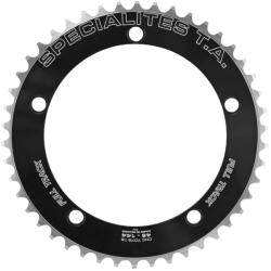 Specialites Ta FULL TRACK 5BRA D. 144 lánctányér 46 fogas fekete alumínium 7075, 3, 17 mm (1"1-8) lánchoz SPECIALITES TA Bicikli alkatrészek Kerékpár alkatrészek Kerékpár lánctányérok