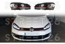 Tuning - Specials Faruri LED compatibil cu VW Golf 6 VI (2008-2012) Golf 7 U Design Rosu GTI Semnal LED Dinamic (6262)