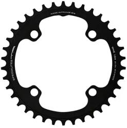 Specialites Ta ONE lánctányér MTB-hoz, 4 karos, 34T, Ø104 mm, matt fekete alumínium, Shimano/SRAM/Race Face/FSA 10-11-12 sebességhez SPECIALITES TA Bicikli alkatrészek Kerékpár alkatrészek Kerékpár lánctányérok