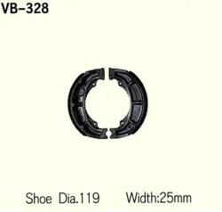 Wesrah VB-328 fékpofa Wesrah Futómű és fék alkatrészek Fékpofák (dobfék)