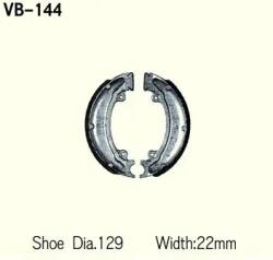 Wesrah VB-144 fékpofa Wesrah Futómű és fék alkatrészek Fékpofák (dobfék)