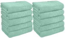 Ralex Pucioasa Pachet 10 prosoape baie 70x140 cm Bumbac 100%, Greek Border 500 grame/mp, Verde Mint Prosop