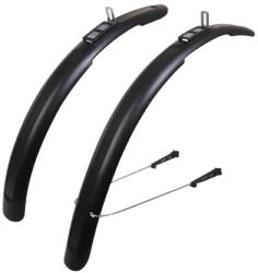 ZEFAL TRAIL sárvédőpár, gyors felszerelés, fekete, 65 mm, városi/MTB kerékpárokhoz (650B-700C-26"-27.5"-29", max. 2.4" széles gumihoz) ZEFAL Bicikli alkatrészek Kerékpáros kiegészítők Kerékpár sárvédők