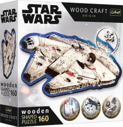 Trefl - Puzzle Star Wars: Millennium Falcon wooden - 160 piese