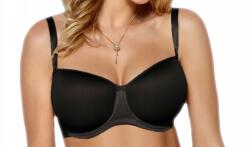 Vena melltartó bardotka balerina Szilikon Levehető VB-212 Fekete méret 65G (5907996597147)