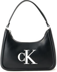 Calvin Klein Geantă Raised Ck Small Shoulder Bag LV04F3230G 3L2 black/white (LV04F3230G 3L2 black/white)