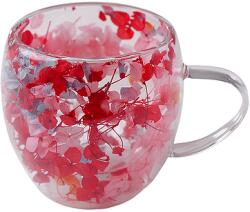 CupHup Стъклена термо чаша CupHup Passion Flower, Двойно дъно, Myrravale (02-04)