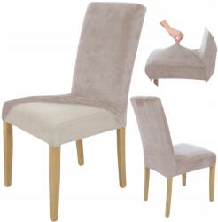 Ubieramy-meble Székhuzat Hideg Bézs Rugalmas Univerzális Vastag Velúr (21WE)