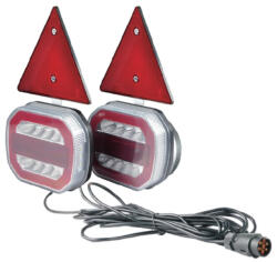 Kamar Set lampi stop remorca, LED, efect neon, 7.5m, 7 pini, tripla L2412 (L2412-Z)