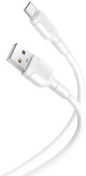XO Кабел USB-USB-C, 1.0 m, 2, 1 A, NB212, бял - XO