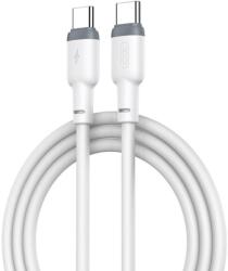XO Кабел за зареждане nb208b, pd usb-c - usb-c, 1.0 м, 60w, бял - xo