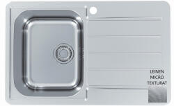 Alveus Chiuveta inox Line 80 Max leinen stanga (All round inclus) (1146498+1130551) Chiuveta