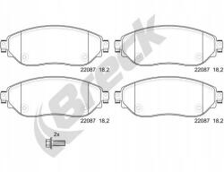 Breck 22087 00 703 00 Féktuskó készlet, tárcsafékhez