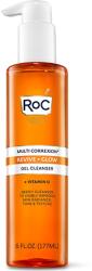 RoC Multi Correxion Revive & Glow Gel Cleanser + Vitamin C ревитализиращ почистващ продукт, обогатен с клинично доказана гликолова киселина и витамин c за жени 177 мл