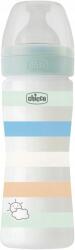 Chicco Wellbeing Chicco cumisüveg, közepes átfolyású, kólika gátló 250 ml (8058664166220)