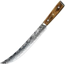 HARAHU Cuțit de bucătărie damasc YU-37487 - Slaughter / Maron KP37487
