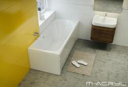 M-Acryl Sortiment egyenes akril kád