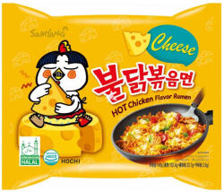 Samyang 140g Samyang Buldak Tészta Csípős Csirke és Sajtos Ízesítéssel