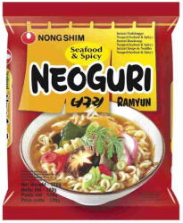 Nongshim 120g Nongshim Neoguri Ramyun Tenger Gyümölcsei és Csípős Ízesítéssel