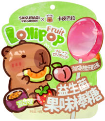  48g kapibara probiotikus gyümölcsízű nyalóka vegyes ízű