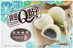 Dessert Q 210g Taiwan Dessert Q Brand Japán Mochi, Szezámos-Kókuszos Ízesítéssel