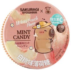  16g kapibara mentolos cukorka fehér őszibarack ízű