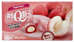 Dessert Q 80g Taiwan Dessert Q Mini Mochi Barack Ízesítéssel