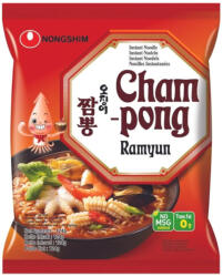 Nongshim 124g Nongshim Tengeri Gyümölcs Leveses Tészta Koreai Csípős Ízű