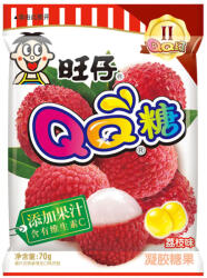 Want Want 70g Want Want QQ Gumicukor Licsi Ízesítéssel