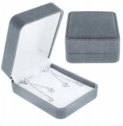  Velúr Doboz Fülbevaló Medál Lánc Ajándék Csomagolás