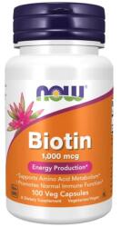 NOW NOW Biotin 1000mcg, 100 Veg Capsules - fitnesdobavki - 13,67 лв