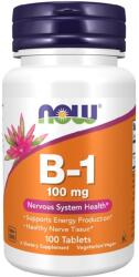 NOW NOW Vitamin B-1 Thiamine 100mg, 100 Tablets - fitnesdobavki - 17,58 лв