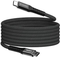 Verbatim USB kábel, USB-C - USB-C, 1, 2 m, 100W, mágneses, fekete