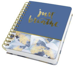 Sigel Spirálfüzet, 168x215 mm, pontrácsos, 120 lap, keményfedeles "Jolie Ginko Harmony