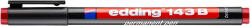 edding Alkoholos marker, OHP, 1 mm "143 B", piros (TED143P)