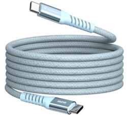 Verbatim USB kábel, USB-C - USB-C, 1, 2 m, 60W, mágneses, kék