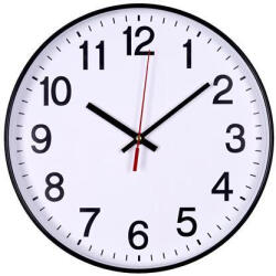 Office Products Falióra, 34 cm, fekete keret