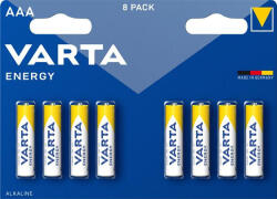 VARTA Elem, AAA mikro, 8 db "Energy (VEEAAA8)