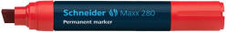 Schneider Alkoholos marker, 4-12 mm, vágott "Maxx 280", piros