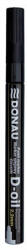 DONAU Lakkmarker, 2, 2 mm, S "D-oil", fekete (D7366FK)