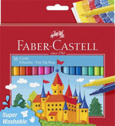 Faber-Castell Filctoll készlet, 36 különböző szín "Castle