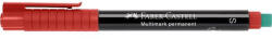 Faber-Castell Alkoholos marker, OHP, 0, 4 mm "Multimark 1523", piros