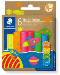 STAEDTLER Modellező gyurma készlet "Noris® jumbo 842", 6 különböző neon szín