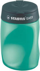 STABILO Hegyező, háromlyukú, tartályos, jobbkezes "Easy", olajzöld