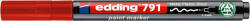 edding Lakkmarker, 1-2 mm, PCR "791", piros